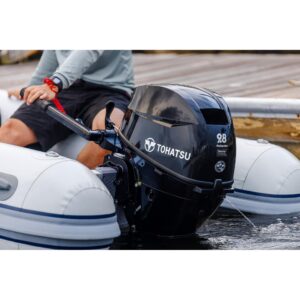 Tohatsu 9.8 HP Tiller Outboard Motor – MFS9.8C – 2025